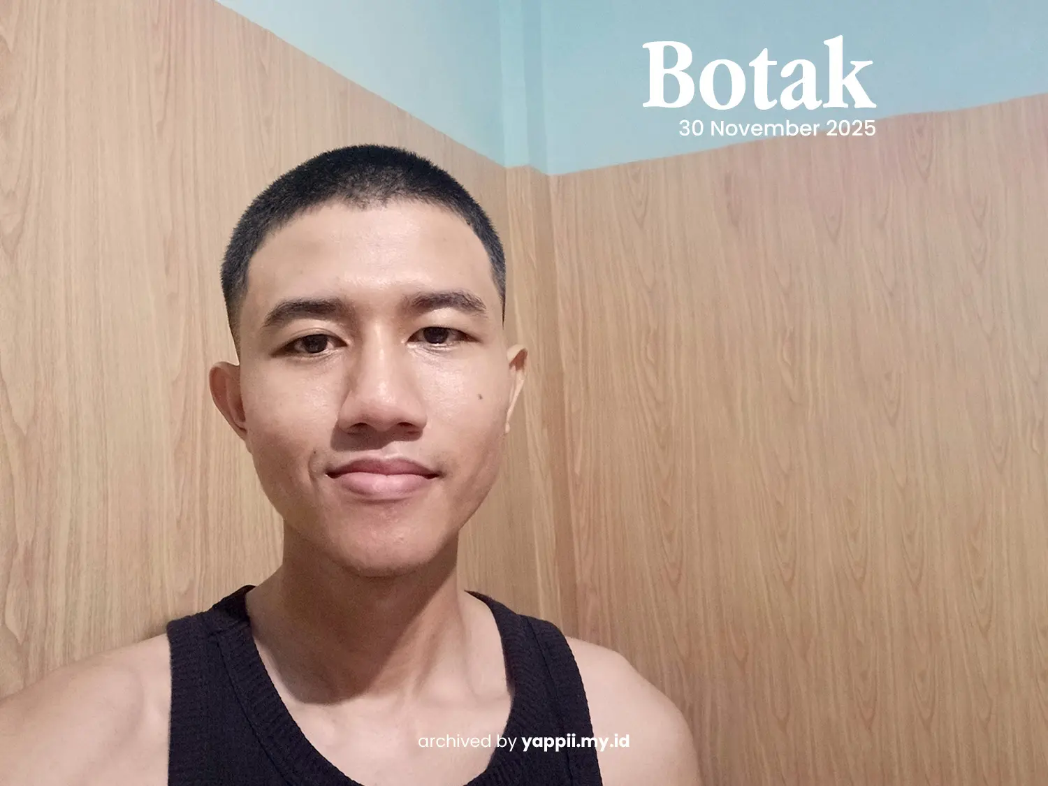 Dokumentasi ketika botak